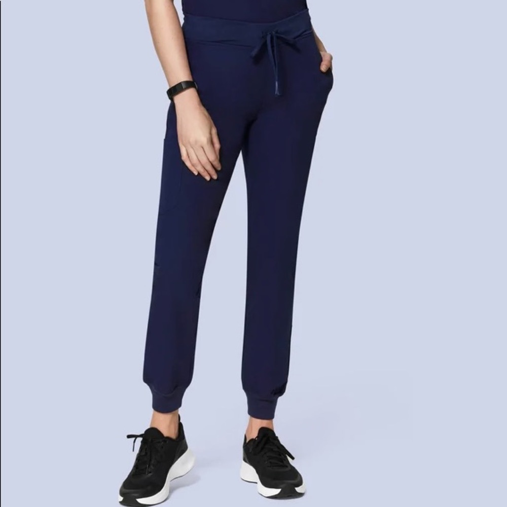 Mandala scrub joggers, navy blue new with tags